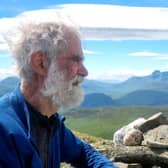 Nick Gardner enjoys the view after another gruelling climb to 3000-plus feet