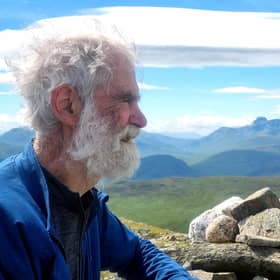 Nick Gardner enjoys the view after another gruelling climb to 3000-plus feet