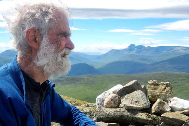 Nick Gardner enjoys the view after another gruelling climb to 3000-plus feet