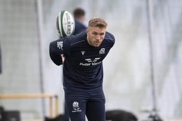 Chris Harris is targeting a third-place finish for Scotland in the Six Nations. (Photo by Paul Devlin / SNS Group)