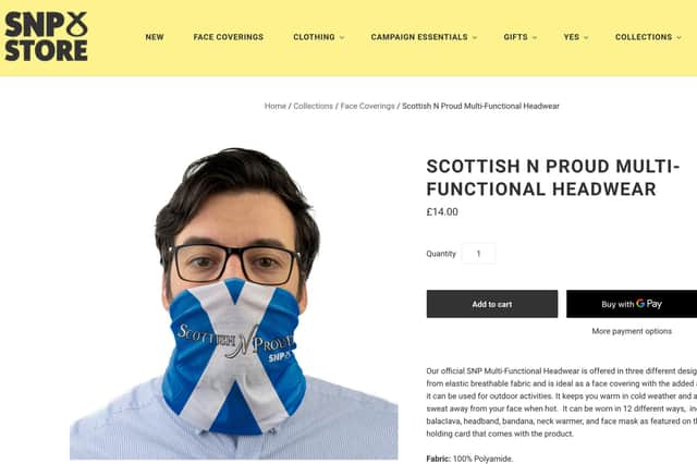 SNP Face Mask for sale on the SNP store - Scottish N Proud
Face Covering