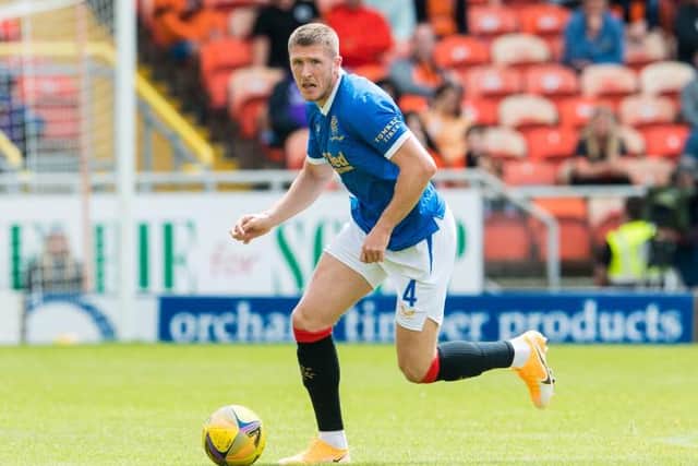 John Lundstram was in impressive form for Rangers in their 2-0 win over Hibs at Ibrox on Wednesday night. (Photo by Ross Parker / SNS Group)