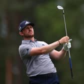 Connor Syme in action during the final round of the BMW PGA Championship at Wentworth Club. PIcture: Richard Heathcote/Getty Images.
