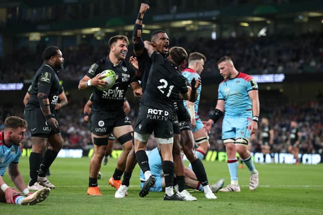 Toulon were too strong for Glasgow Warriors in Dublin as they landed the Challenge Cup at the fifth time of asking.