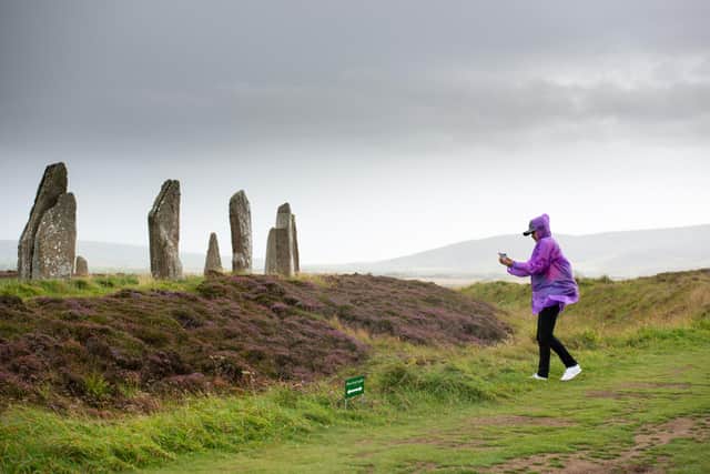 Everyday holiday photos could help protect and preserve Ring of Brodgar on Orkney, which suffers from drainage and erosion, by tracking changes at the site, Historic Environment Scotland said. PIC: HES.