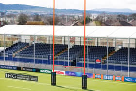 Edinburgh's Challenge Cup tie against Bayonne is being moved from Hive Stadium because of concerns about Storm Kathleen.  (Photo by Ross Parker / SNS Group)