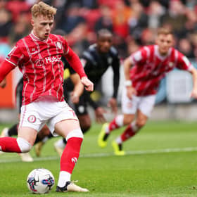 Bristol City's Tommy Conway would be a great signing for Celtic, according to Steve Evans. (Photo by Dan Istitene/Getty Images)