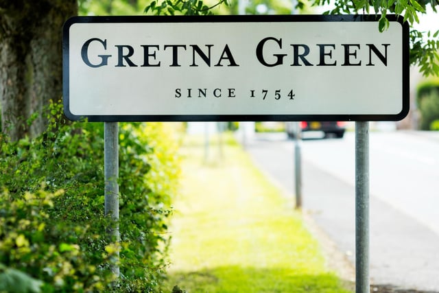Gretna Green (adj.) A shade of green which makes you wish you'd painted whatever it was a different colour.