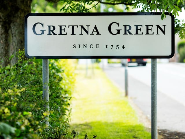 Gretna Green (adj.) A shade of green which makes you wish you'd painted whatever it was a different colour.