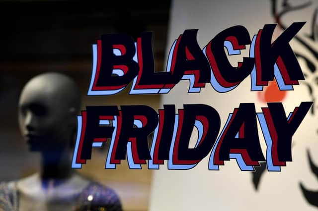 The Black Friday sales are a global phenomenon but don't get carried away and fall prey to scammers (Picture: Gabriel Bouys/AFP via Getty Images)
