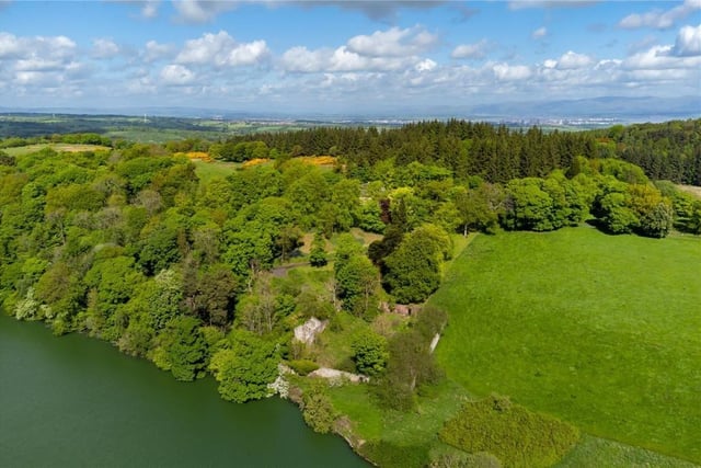 Lochcote sits hidden away among trees on the edge of the reservoir.