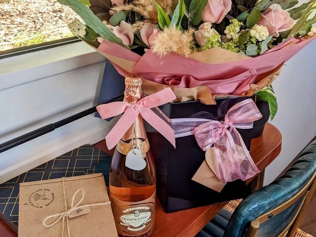 Gifts can be arranged for your arrival.