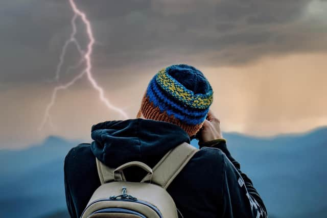 A 'yellow warning' has been issued as Scots can observe lightning strikes in real-time over the week.