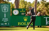 Ewen Ferguson tees off at the first in the opening round of the Rolex Challenge Tour Grand Final supported by The R&A at T-Golf & Country Club in Mallorca. Picture: Octavio Passos/Getty Images.