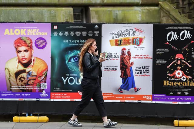 Edinburgh’s sx-weeks marathon of eight festivals would not happen without financial support and other volunteer contributions (Picture: Jeff J Mitchell/Getty Images)