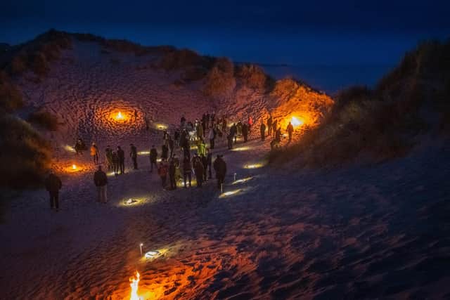 The recent outdoor event Over Lunan, which was staged in Angus, received financial backing from the Scottish Government to help it go ahead.