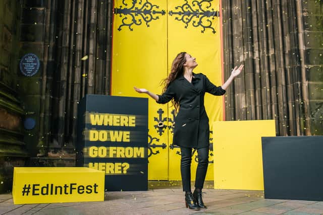 Nicola Benedetti at the Edinburgh International Festival programme launch (pic: Mihaela Bodlovic)