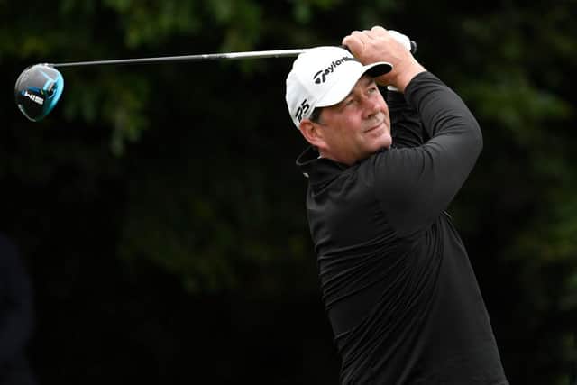 Scott Henderson got off to a solid start in the Senior Open Presented by Rolex at Gleneagles. Picture: Richard Martin-Roberts/Getty Images.