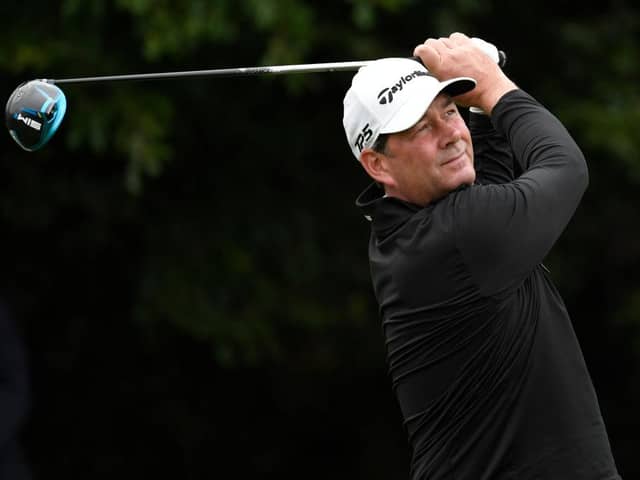 Scott Henderson got off to a solid start in the Senior Open Presented by Rolex at Gleneagles. Picture: Richard Martin-Roberts/Getty Images.