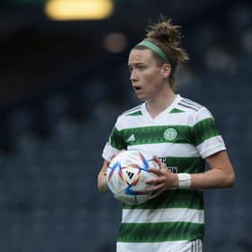 Claire O'Riordan was on target for Celtic in the win over Glasgow City.