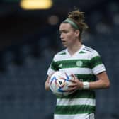 Claire O'Riordan was on target for Celtic in the win over Glasgow City.