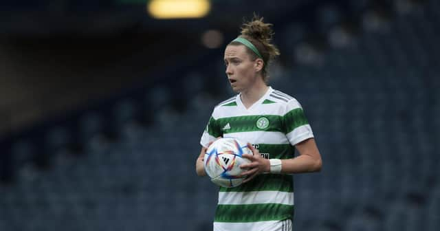 Claire O'Riordan was on target for Celtic in the win over Glasgow City.