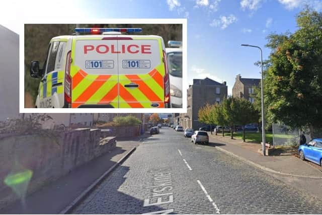 A heavy police presence was reported this morning on North Erskine Street.