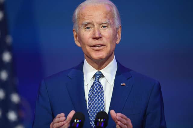 The next president of the United States, Joe Biden (Picture: Angela Weiss/Getty Images)