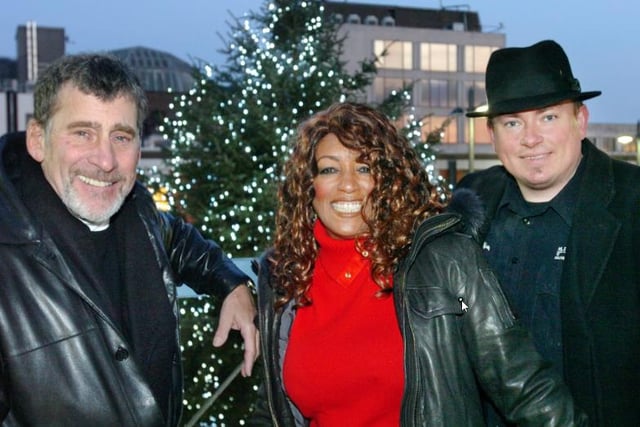Sheila Ferguson was pictured in Sunderland in 2008 with fellow stage stars Paul Michael Glaser and Dale Meeks as they switched on the Christmas lights at The Bridges. She was also a star in season 4 of I'm A Celebrity.