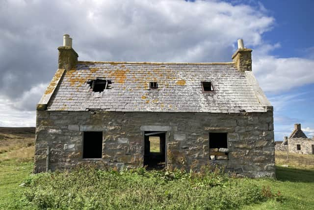 Dr Robert Mackay travelled to Eiliean nan Ròn off the Sutherland coast in search for traces of his forefathers. PIC: Rob Mackay/BBC