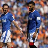 Ben Davies and Connor Goldson in action for Rangers during a cinch Premiership match between Rangers and St Johnstone at Ibrox.