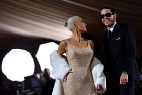 Kim Kardashian has said she was “so honoured” to be wearing a historic gown once worn by Hollywood superstar Marilyn Monroe to this year’s Met Gala. (Photo by ANGELA WEISS / AFP) (Photo by ANGELA WEISS/AFP via Getty Images)