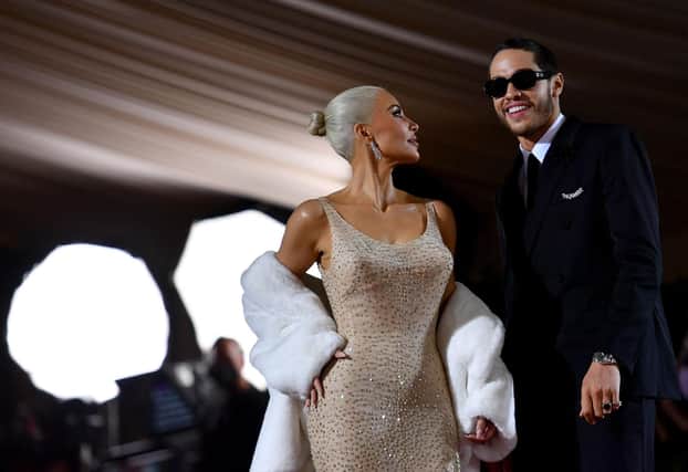 Kim Kardashian has said she was “so honoured” to be wearing a historic gown once worn by Hollywood superstar Marilyn Monroe to this year’s Met Gala. (Photo by ANGELA WEISS / AFP) (Photo by ANGELA WEISS/AFP via Getty Images)