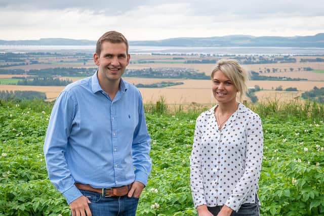 James and Sally Taylor of Mackie's Crisps, the Scottish snack brand. Picture: John Summers Photography