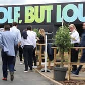 Guests arrive during day one of the LIV Golf Invitational at The Centurion Club on June 09, 2022 in St Albans, England. (Photo by Matthew Lewis/Getty Images)