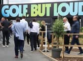 Guests arrive during day one of the LIV Golf Invitational at The Centurion Club on June 09, 2022 in St Albans, England. (Photo by Matthew Lewis/Getty Images)
