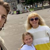 Luba Kolomenska, her eight-year-old daughter Sofia and 18-year-old son Oleksandr, are now in Glasgow.