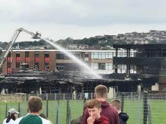 Woodmill High was badly damaged following last August's fire.