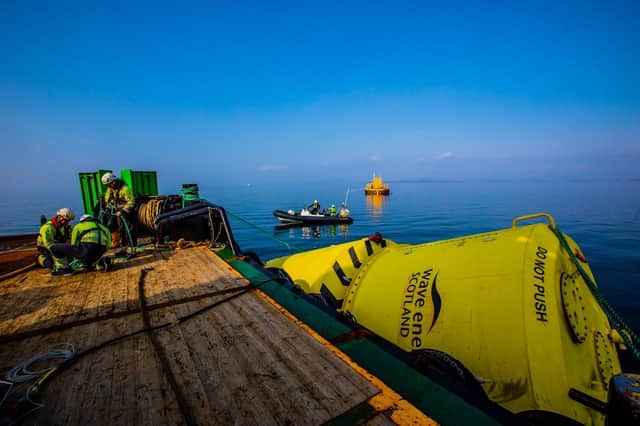 Wave and tidal energy: New report says consistent investment from Government could save billions long-term. Submitted picture.