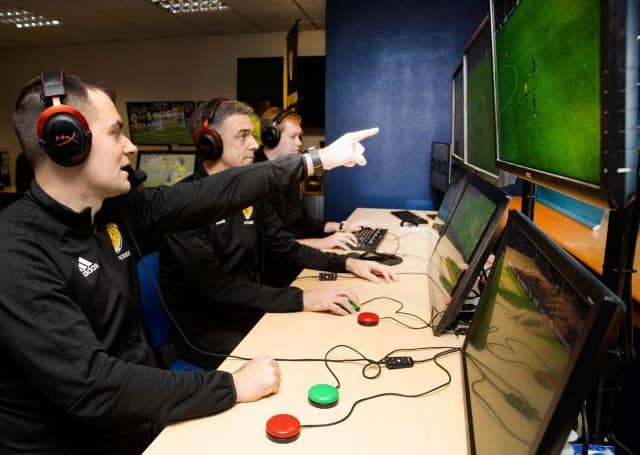 Referees in Scotland have gone through VAR training and could implement the system from the SPFL restart if the majority of clubs are in favour. (Photo by Alan Harvey / SNS Group)