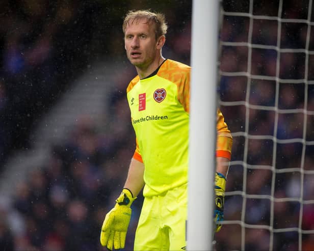 Zdenek Zlamal in action for Hearts. Picture: SNS