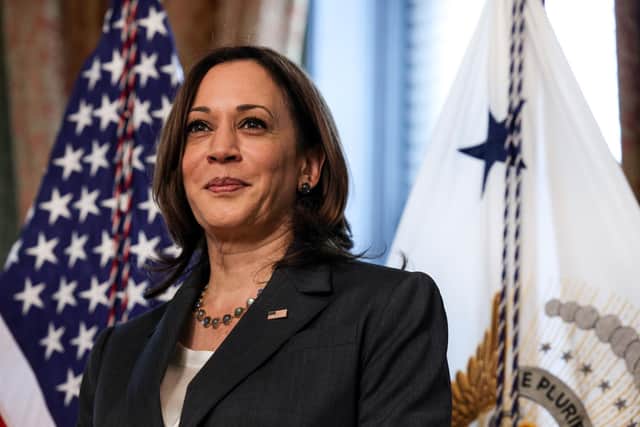 If Joe Biden serves one term as US President, his vice-president Kamala Harris would be in pole position to run as the Democrats' candidate (Picture: Anna Moneymaker/Getty Images)