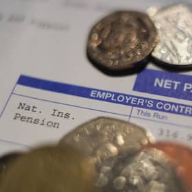 A worker's payslip showing details of their employer's national insurance contributions.