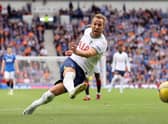 Tottenham Hotspur's Harry Kane scores his side's second, and winning, goal. (Picture: Steve Welsh/PA Wire).