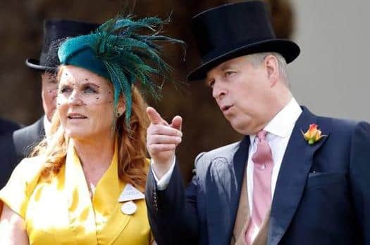Named in court case: The Duchess of York and Prince Andrew