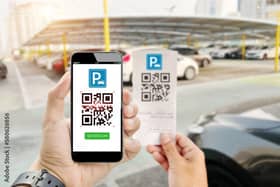 Crooks are replacing official private car park QR payment codes with ones putting your money into their bank accounts (Picture: Adobe)
