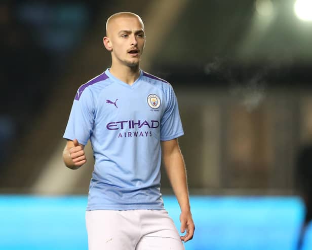 Scotland under-21 international midfielder Lewis Fiorini signed a new five-year contract at Manchester City in the summer of 2021. (Photo by Charlotte Tattersall/Getty Images)