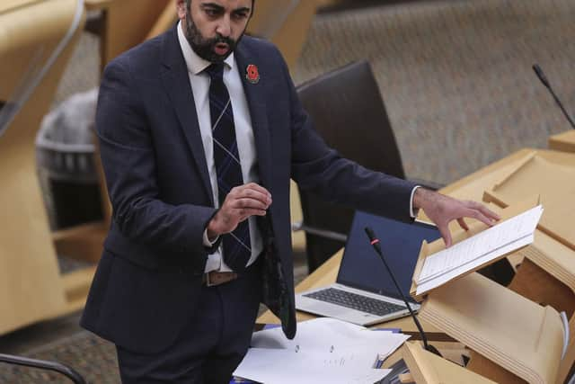 Humza Yousaf heaped praise on Scotland's pharmacies.
(pic: Fraser Bremner)