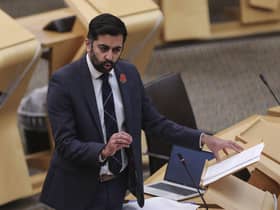Humza Yousaf heaped praise on Scotland's pharmacies.
(pic: Fraser Bremner)
