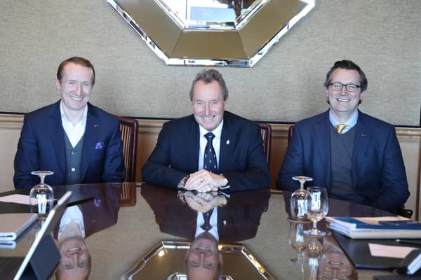 From left: Andrew, Neil and Michael Donaldson. Picture: contributed.